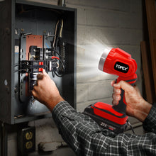 Load image into Gallery viewer, TOPEX 20V LED Light 300 Lumen Lightweight LED Torch w/ Battery & Charger