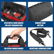 Load image into Gallery viewer, TOPEX 20V Cordless Hammer Drill Impact Driver Power Tool Combo Kit w/ Drill Bits & Tool Bag