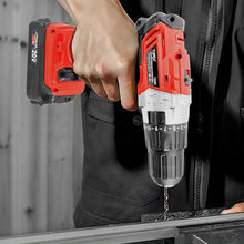 Load image into Gallery viewer, TOPEX 20V Cordless Hammer Drill Impact Driver Power Tool Combo Kit w/ Drill Bits & Tool Bag