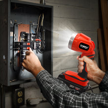 Load image into Gallery viewer, TOPEX 20V Cordless Hammer Drill Impact Driver Power Tool Combo Kit w/ Drill Bits & Tool Bag