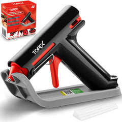 TOPEX 4V Cordless Hot Glue Gun w/ 15Pcs Premium Glue Sticks