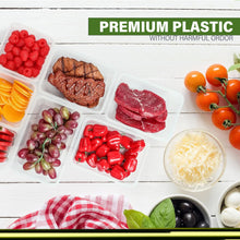 Load image into Gallery viewer, Stelive 56 PCs Food Storage Container Set, Leak Proof Lunch Boxes, BPA-Free Clear Plastic Storage Containers for Home & Kitchen Organization with Labels & Pen