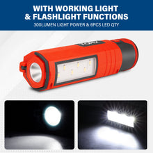 Load image into Gallery viewer, TOPEX 12V Cordless LED Worklight Lithium-Ion LED Torch w/ Battery & Charger