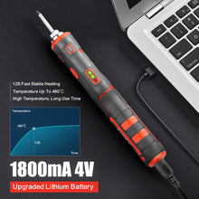 Load image into Gallery viewer, TOPEX 4V Max Cordless Soldering Iron and Charger, Cordless Soldering Iron Kit, 12 Sec Quick Heat Up