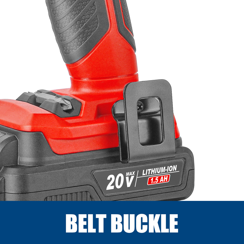 TOPEX 20V Cordless Drill Leaf Blower Power Tool Combo Kit w/ Battery