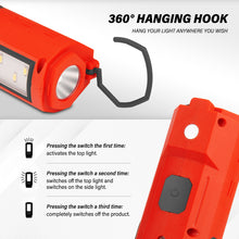 Load image into Gallery viewer, TOPEX 12V Cordless LED Worklight Lithium-Ion LED Torch w/ Battery & Charger