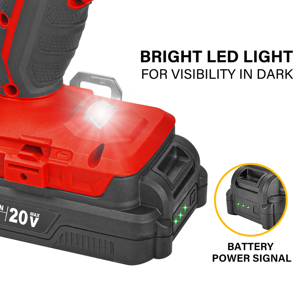 TOPEX 20V 5 IN1 Power Tool Combo Kit Cordless Drill Driver Sander Electric Saw