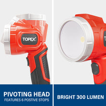 Load image into Gallery viewer, TOPEX 20V Cordless Combo Kit Impact Wrench Driver 7-piece Socket Adaptor 9-Piece Extension Bar Set 20V LED Light w/Tool Bag