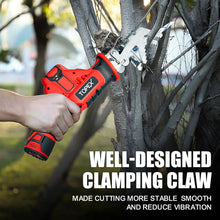 Load image into Gallery viewer, TOPEX 12V Cordless Reciprocating Saw w/  2 Saw Blades & Clamping Claw  Cutting Depth 65 mm