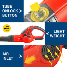 Load image into Gallery viewer, TOPEX 20V Combo Kit Hammer Drill Impact Driver Light Leaf Blower w/ 2 Batteries
