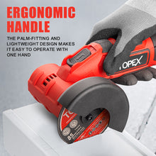 Load image into Gallery viewer, TOPEX 12V Cordless Angle Grinder Skin Only without Battery,with 2 Polishing disc & 1 Wrench for Metal and Wood
