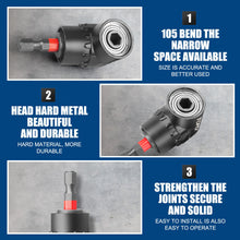 Load image into Gallery viewer, TOPEX 13-piece 1/4" Impact Socket Adapter Set Socket Bit Adapters Extension Bar Set