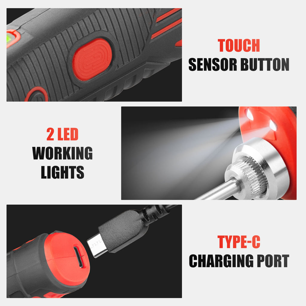 TOPEX 4V Max Cordless Soldering Iron and Charger, Cordless Soldering Iron Kit, 12 Sec Quick Heat Up