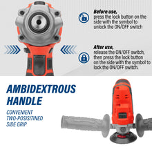 Load image into Gallery viewer, TOPEX 12V Cordless Polisher Lithium-Ion LED Torch w/ Battery & Charger