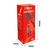 Load image into Gallery viewer, TOPEX 12V Cordless LED Worklight Lithium-Ion LED Torch w/ Battery & Charger
