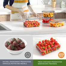 Load image into Gallery viewer, Stelive 56 PCs Food Storage Container Set, Leak Proof Lunch Boxes, BPA-Free Clear Plastic Storage Containers for Home & Kitchen Organization with Labels & Pen