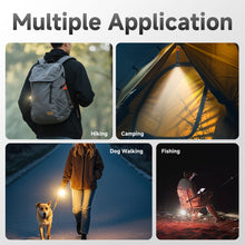 Load image into Gallery viewer, TOPEX LED Torch Rechargeable, 800 Lumens, 600M Super Bright Adjustable Focus Flashlight, 9 Lighting Modes, Waterproof Torch for Camping, Outdoor