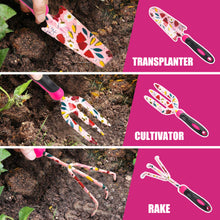 Load image into Gallery viewer, Monika Pink Power Tool Combo Set Cordless Drill Driver Rechargeable Screwdriver ELectric Cutter w/ 159PCS Household Tool Set & 20PCS Gardening Kit