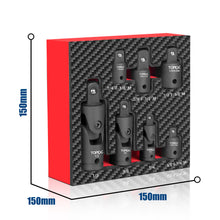 Load image into Gallery viewer, TOPEX 7-piece socket adaptor set 1/4" 3/8" and 1/2" universal joint socket adaptor