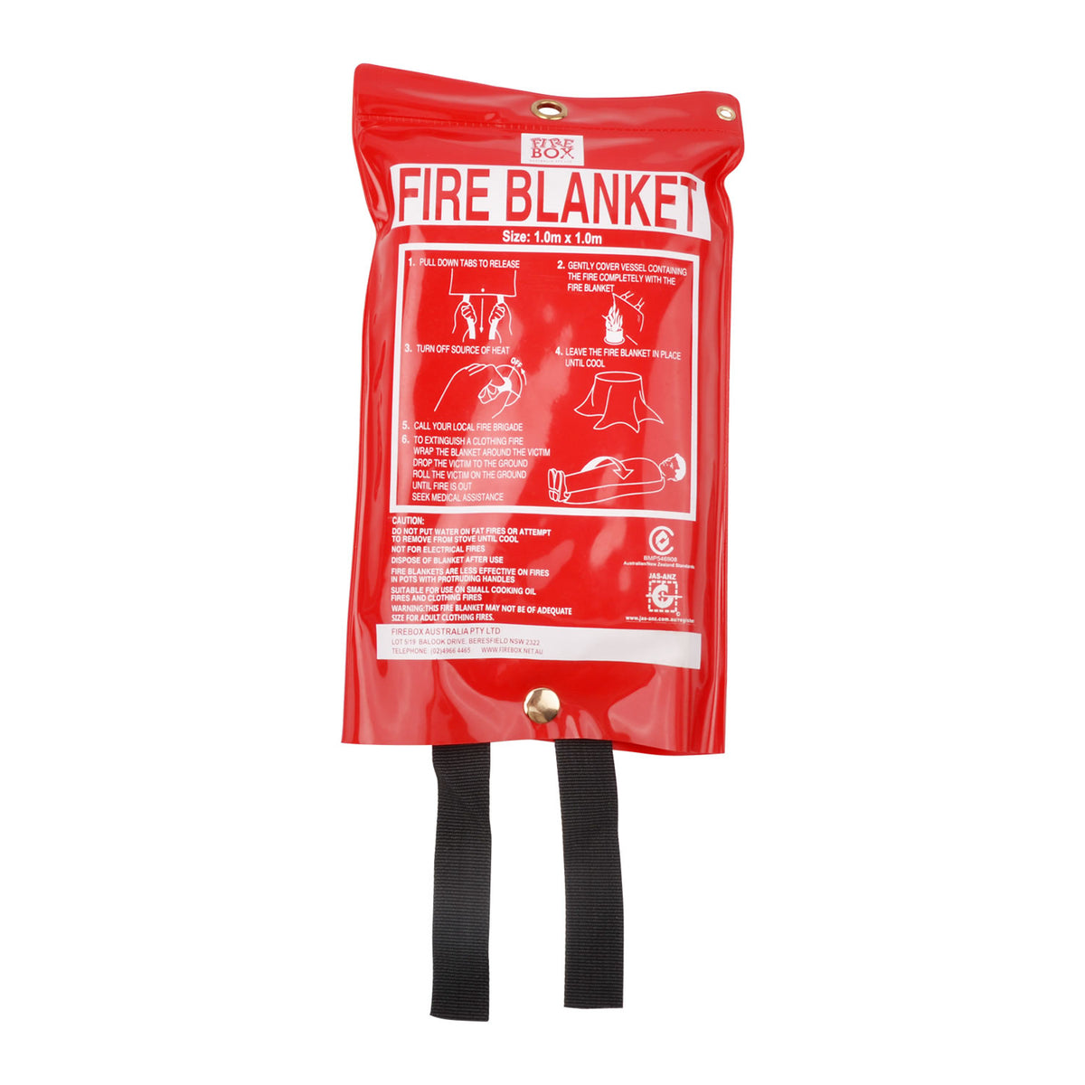 Firebox 1.0m X 1.0m Fire Blanket – Topto