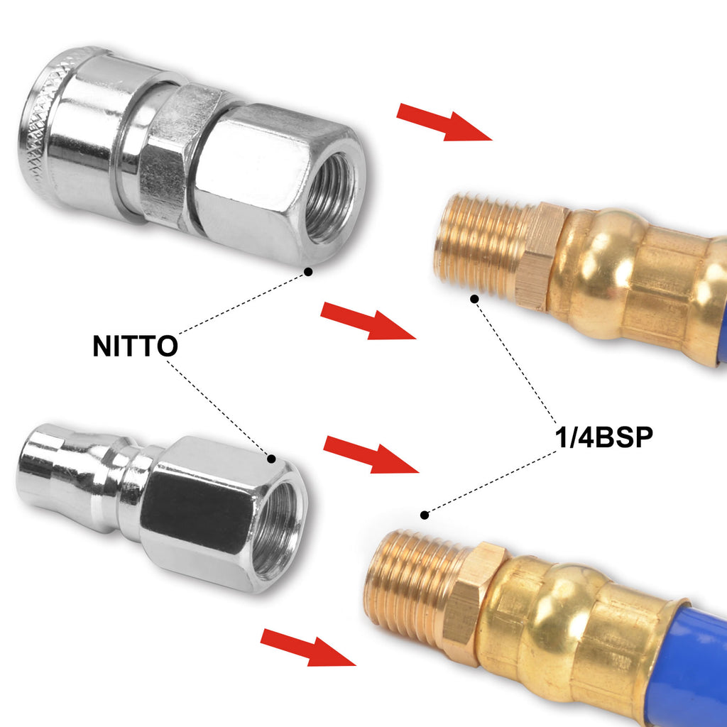 TOPEX 20M Air Hose Reel, 15 Bar Max Retractable Garden Hose Reel, Wall Mounted Air Compressor Hose Reel with Quick Coupling, Auto Rewind, Any Position Stop