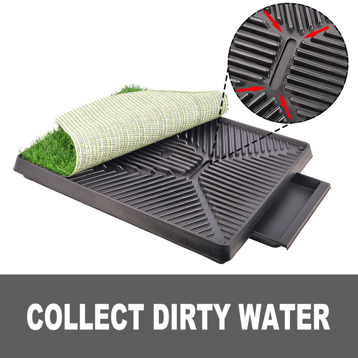 truepal Artificial Grass Dog Pee Pad Potty Artificial Grass Patch fo