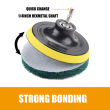 Load image into Gallery viewer, MasterSpec 45PCS Combo 12V Cordless Drill Driver Brush Kit Cleaning Sanding Pads Drill Bits