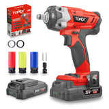TOPEX 2 in 1 20V Cordless Impact Wrench Driver 1/2