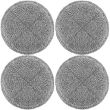 Stelive 4 Pack Replacement Steam Mop Pads for Stelive SL231 Steam Mop, Steam & Scrub All-in-One Scrubbing and Sanitizing, Dirt Grip Scrub Washable Pad