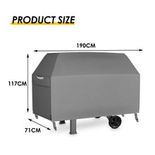 Load image into Gallery viewer, KOZYARD BBQ Cover 4 Burner Waterproof Outdoor UV Gas Charcoal Barbecue Grill Protector (190 x 71 x117cm)