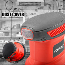 Load image into Gallery viewer, TOPEX 300W Random Orbital Sander Polisher Variable Speed +15pcs Sand Papers