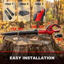 Load image into Gallery viewer, TOPEX 20V MAX Cordless Leaf Blower 1.5Ah Battery 200km/h
