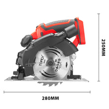 Load image into Gallery viewer, TOPEX 20v 165mm Cordless Circular Saw Skin Only Without Battery