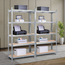 Load image into Gallery viewer, MasterSpec 2Pcs Garage Shelving Warehouse Shelf unit Storage Rack 1.8x0.9m
