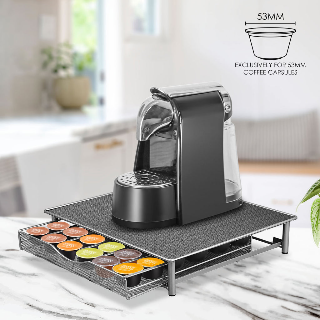 Stelive Coffee Capsules Holder Drawer Coffee Pod Holder 36 Coffee Pods Storage Drawer Capsule Stand