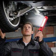 Load image into Gallery viewer, TOPEX 2 Pack Rechargeable Work Light, 2000 Lumens Magnetic LED Work Light with Hooks, 360° Rotation 3 Modes Light &amp; 1/4" Thread for Car Repair