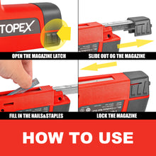 Load image into Gallery viewer, TOPEX 4V cordless Soldering Iron Glue Gun Nail gun w/ Charger