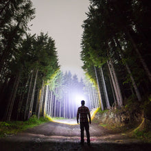 Load image into Gallery viewer, TOPEX Rechargeable Headlamp with 7 Light Modes &amp; 10H Runtime, IP64 Waterproof, Ergonomic Design for Camping Hiking Running Cycling Fishing