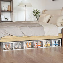 Load image into Gallery viewer, Stelive 12PCS Shoe Display Box Shoe Box Storage Containers Stackable Shoe Storage Box 33x25.4x18.6cm