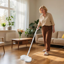 Load image into Gallery viewer, Stelive Steam &amp; Scrub Automatic Electric Steam Mop, Hard Floor Cleaner &amp; Steamer, Powerful Stain Remover, 4 Rotating Pads with Filling Cup, White