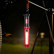 Load image into Gallery viewer, TOPEX 2 Pack Rechargeable Work Light, 2000 Lumens Magnetic LED Work Light with Hooks, 360° Rotation 3 Modes Light &amp; 1/4" Thread for Car Repair