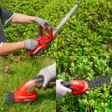 Load image into Gallery viewer, TOPEX 20V Hedge Trimmer &amp; 4V 2in1 Grass Trimmer &amp; Shear Combo Kit