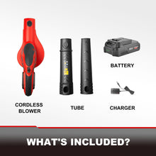 Load image into Gallery viewer, TOPEX 20V MAX Cordless Leaf Blower 1.5Ah Battery 200km/h