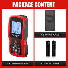 Load image into Gallery viewer, TOPEX Laser Distance Meter Laser Measurement Tool Laser Measure Digital Laser Measurer Measure Distance Area and Volume Battery Included