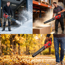 Load image into Gallery viewer, TOPEX 20V MAX Cordless Leaf Blower with 2-Speed Selection, 16,000 RPM, 144km/h Multipurpose Lightweight Leaf Blower Blow with Detachable Nozzle