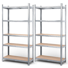 Load image into Gallery viewer, MasterSpec 2Pcs Garage Shelving Warehouse Shelf unit Storage Rack 1.8x0.9m