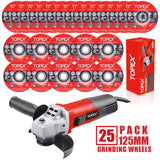 TOPEX Heavy Duty 900W 125mm 5'' Angle Grinder w/ 25PCs 5