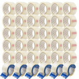 MasterSpec Clear Packing Tape - 36 Rolls w/ Cutters, 450m Total Length, 48mm x 75m