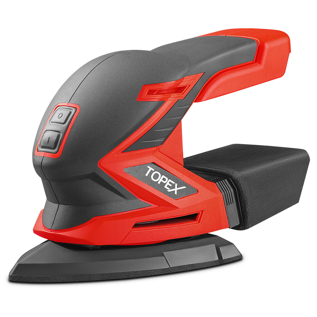 TOPEX 20V Cordless Detail Sander Electric Detail Sander Handheld Sanding Machine Small Triangular Palm Sander (Battery & Charger not included)