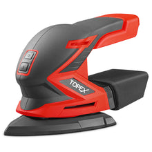 Load image into Gallery viewer, TOPEX 20V Cordless Detail Sander Electric Detail Sander Handheld Sanding Machine Small Triangular Palm Sander (Battery &amp; Charger not included)